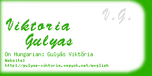 viktoria gulyas business card