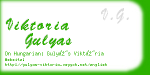 viktoria gulyas business card